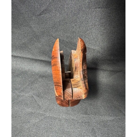 Uesd FACTORY SMITH & WESSON K FRAME MAGNA GRIPS SQUARE BUTT WOOD - Picture 4 of 11